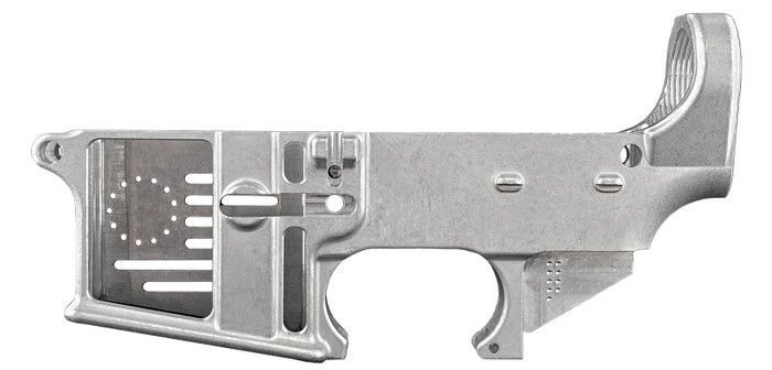 80 Ar15 Skeletonized Lower Black