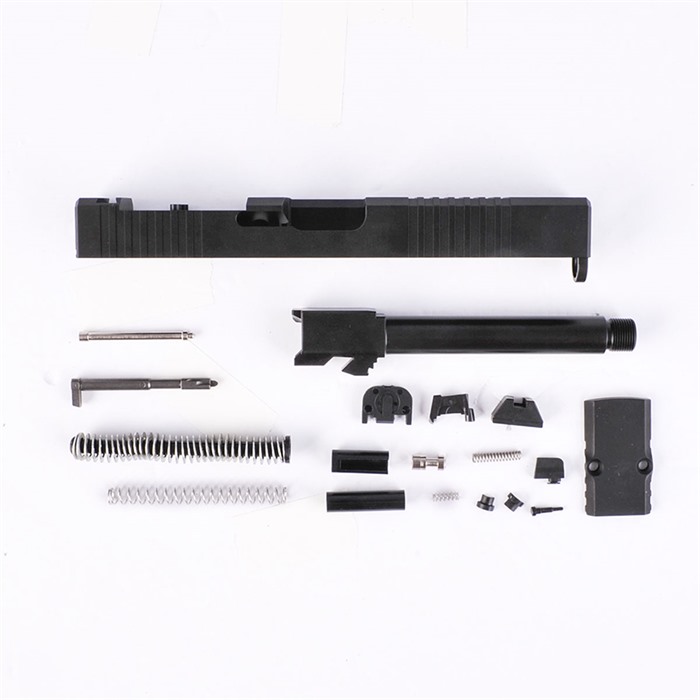 Glock 17 Compatible Pistol Build Kit W Rmr Optic Cut Slide