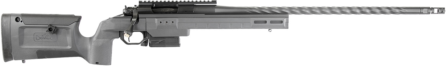 Larue Tactical LTKRGSIETE65PRC24GRY Siete Magnum 6.5 PRC 3+1 24″ Sendero Fluted Barrel Gray Right Hand