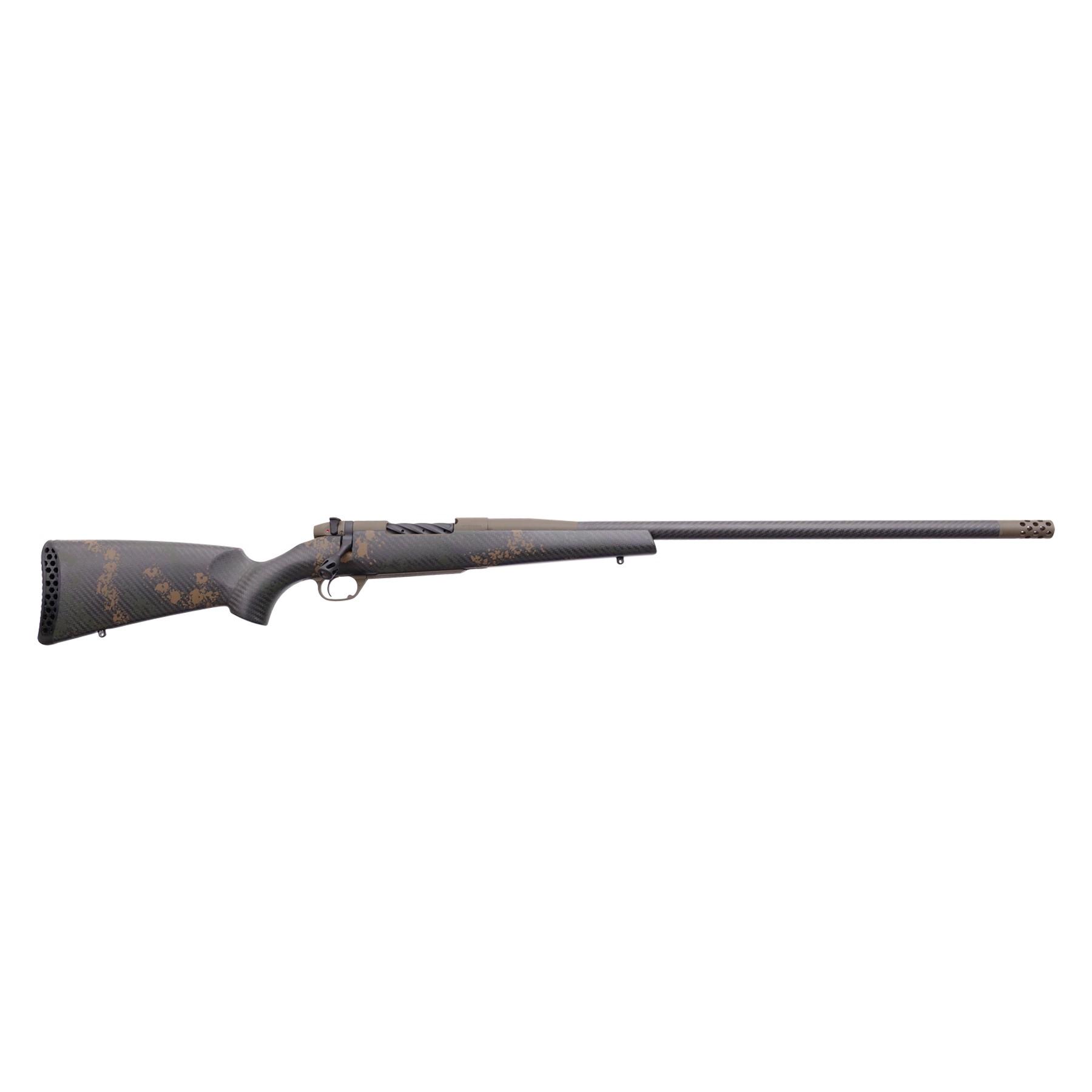 Weatherby Mark V Backcountry 2.0 Carbon 6.5 Wby. RPM Rifle 4rd Magazine 24″ Barrel Green and Brown